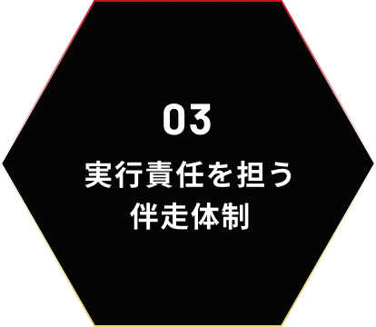 実行責任を担う 伴走体制